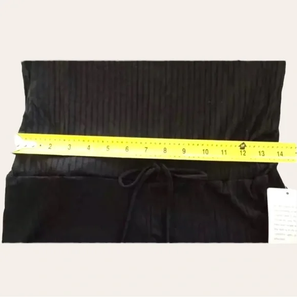 The Vanity Room Skinny Ribbed Jumpsuit Small Mock Neck Sleeveless Skinny Leg NWT - Picture 7 of 13